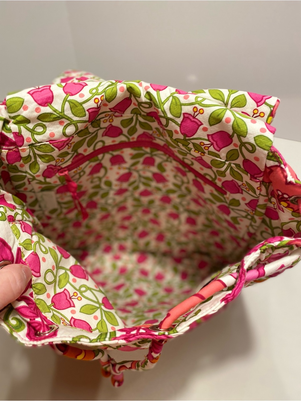 Vera Bradley Backpack/Crossbody in Lilli Belle NWOT RARE VINTAGE - Picture 8 of 11